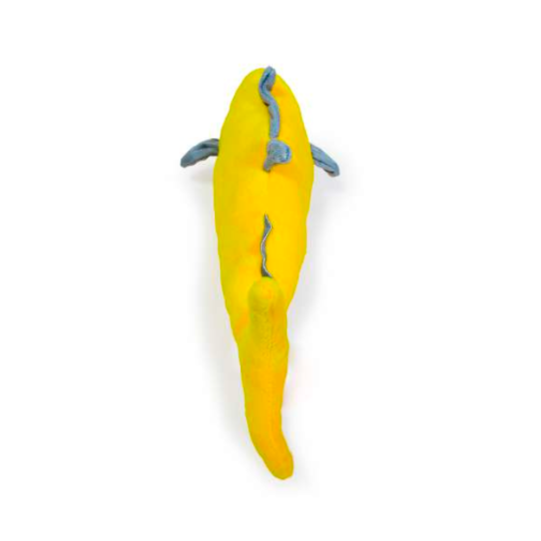 Peluche con forma de pez con squeaker / YellowFish Toy