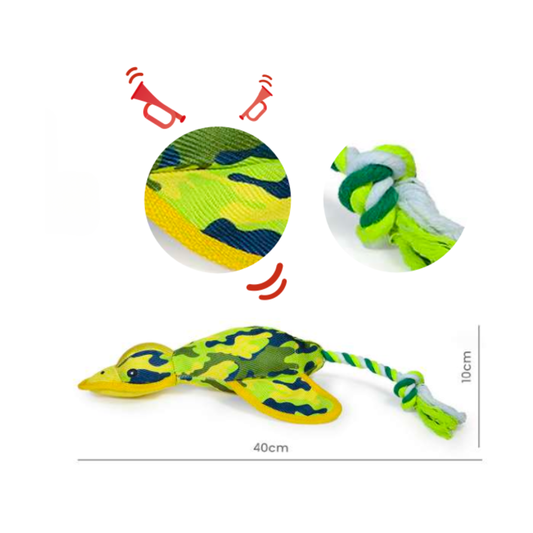 Juguete con forma de pato con squeaker / Kuak Toy