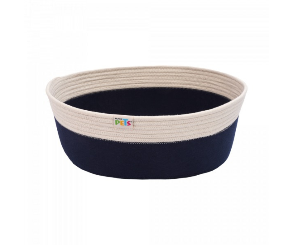 Canasta de tela / Fancy Pets / Azul Navy