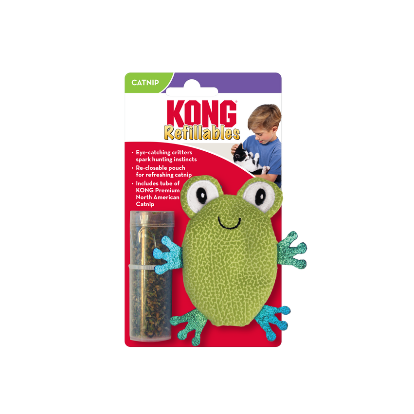 Sapo Rellenable para Gatos de Kong