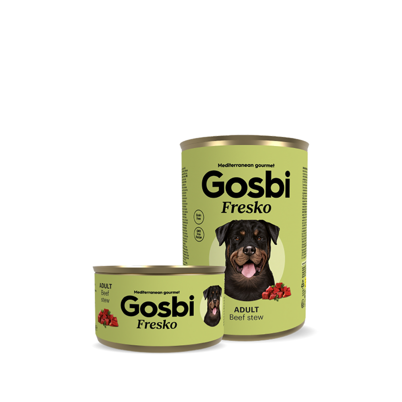 Gosbi Fresko Estofado de Ternera para Perro Adulto