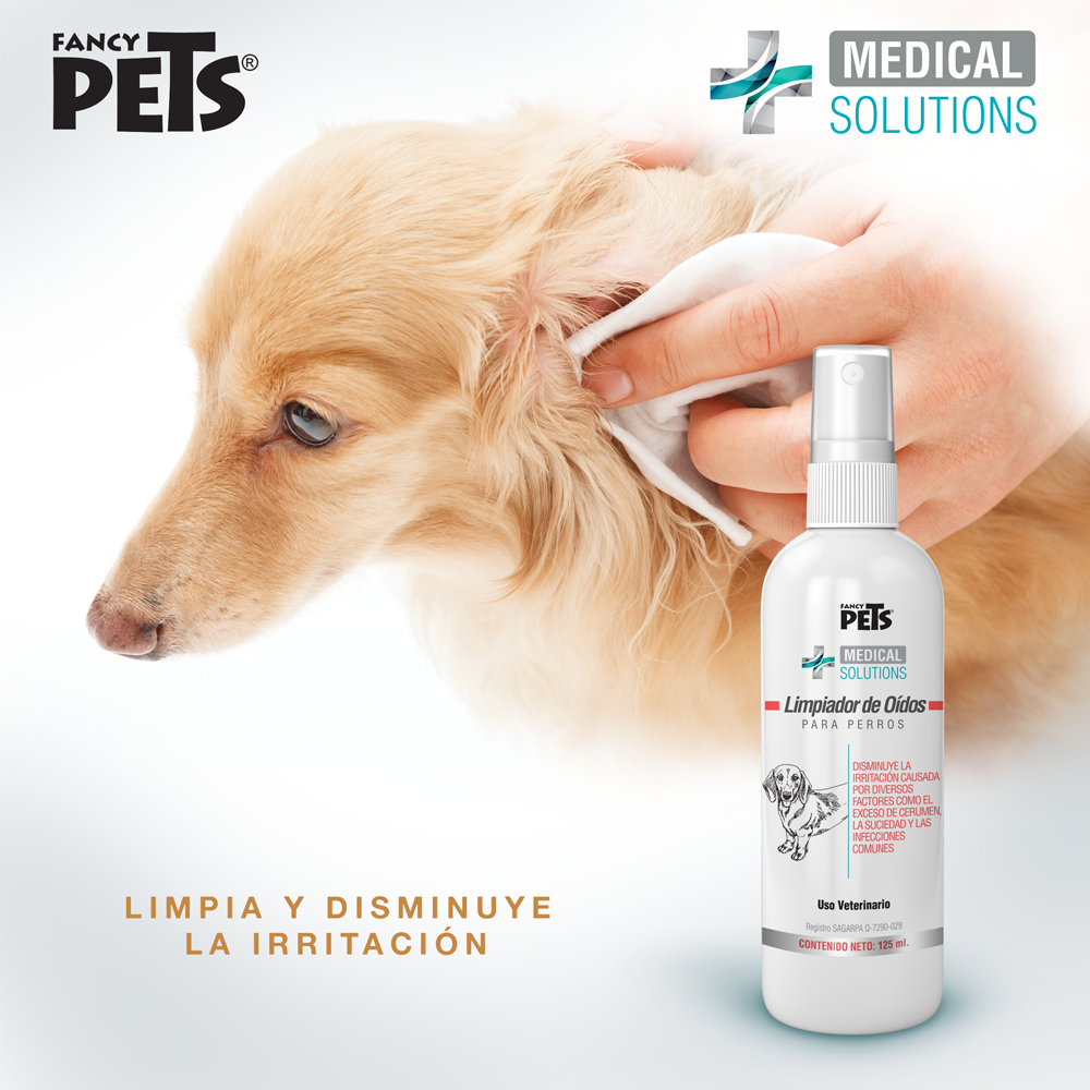 Spray limpiador de oidos para perro / Medical solutions / 125 ml