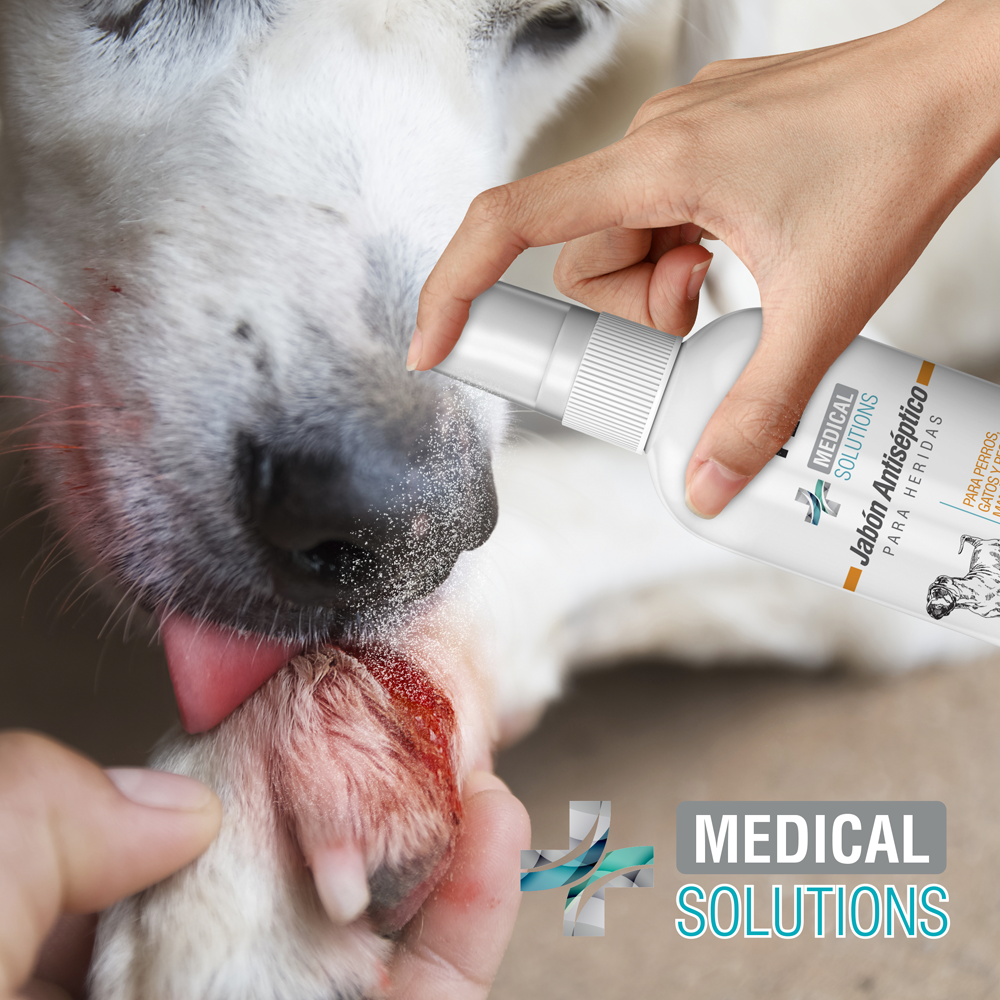 Jabón antiséptico para heridas / Medical Solutions / 125 ml
