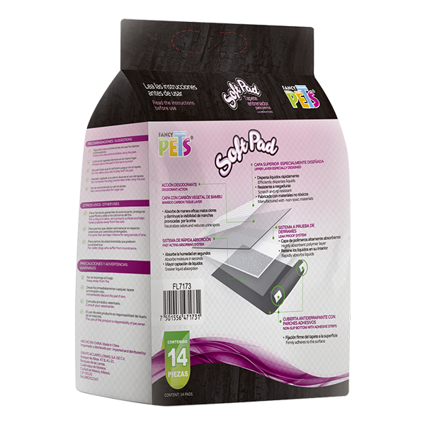 Soft Pad / Tapetes entrenadores / 14 pz / Con Carbón Activado