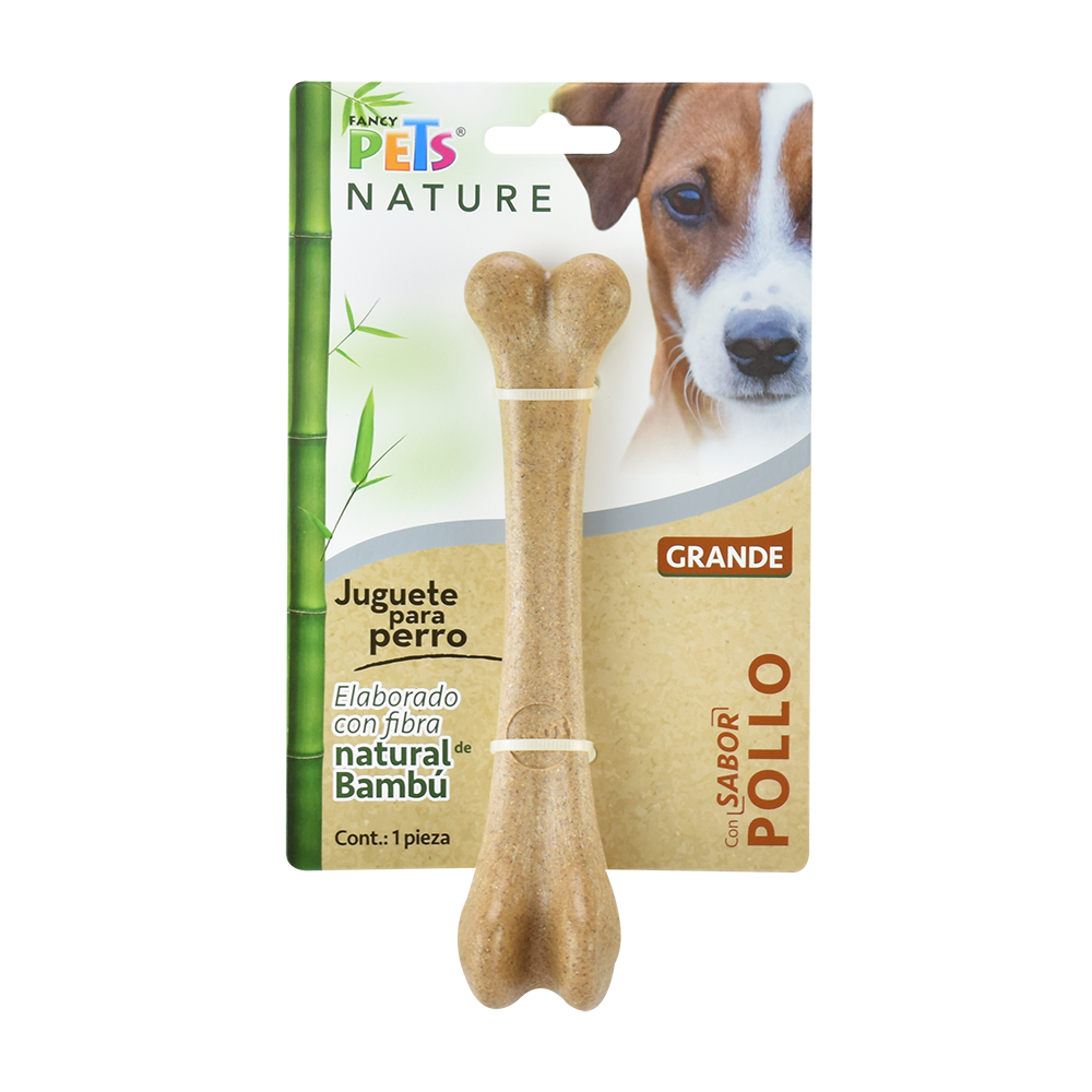 Juguete para perro / Hueso de fibra de bambú / Grande