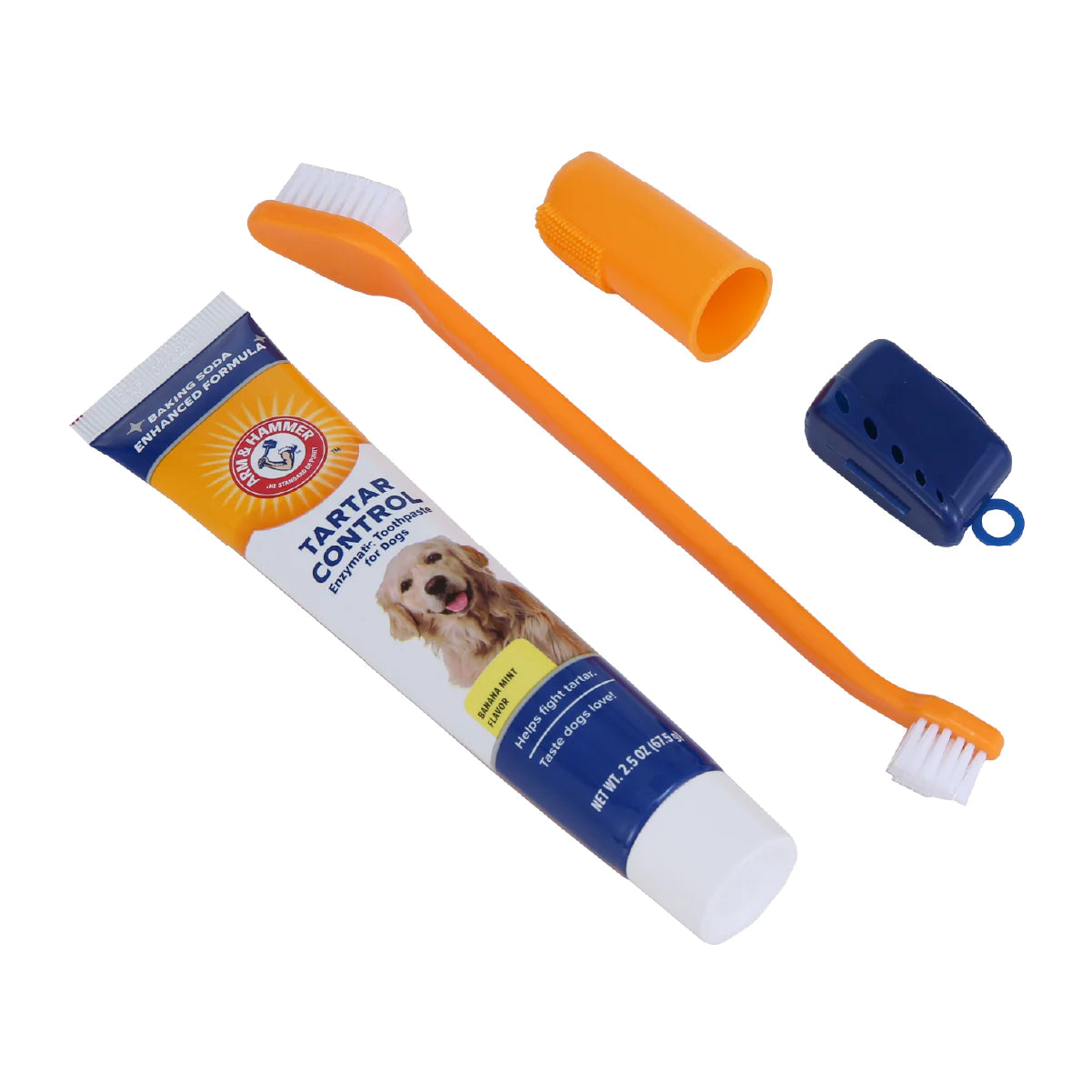 Pasta dental para perro / Sabor Plátano con Menta / Arm & Hammer / 3 pz