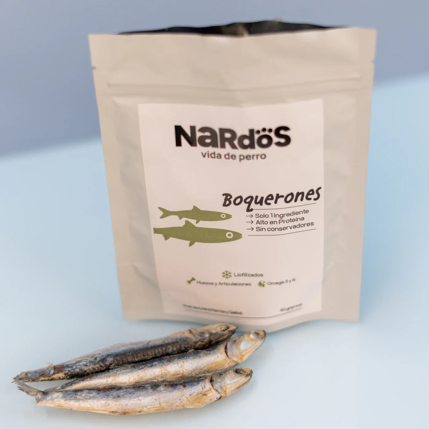 Boquerones / Premios liofilizados para perros y gatos / Nardos