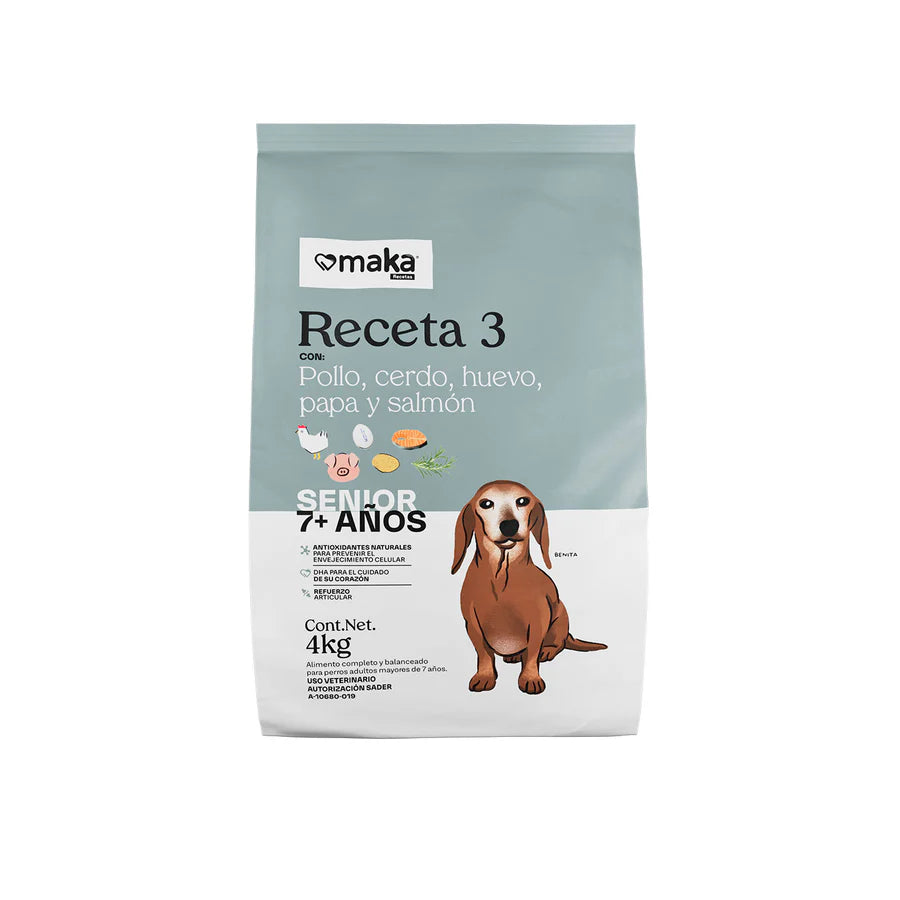 Croquetas Maka / Receta 3 / 4 kg / Senior