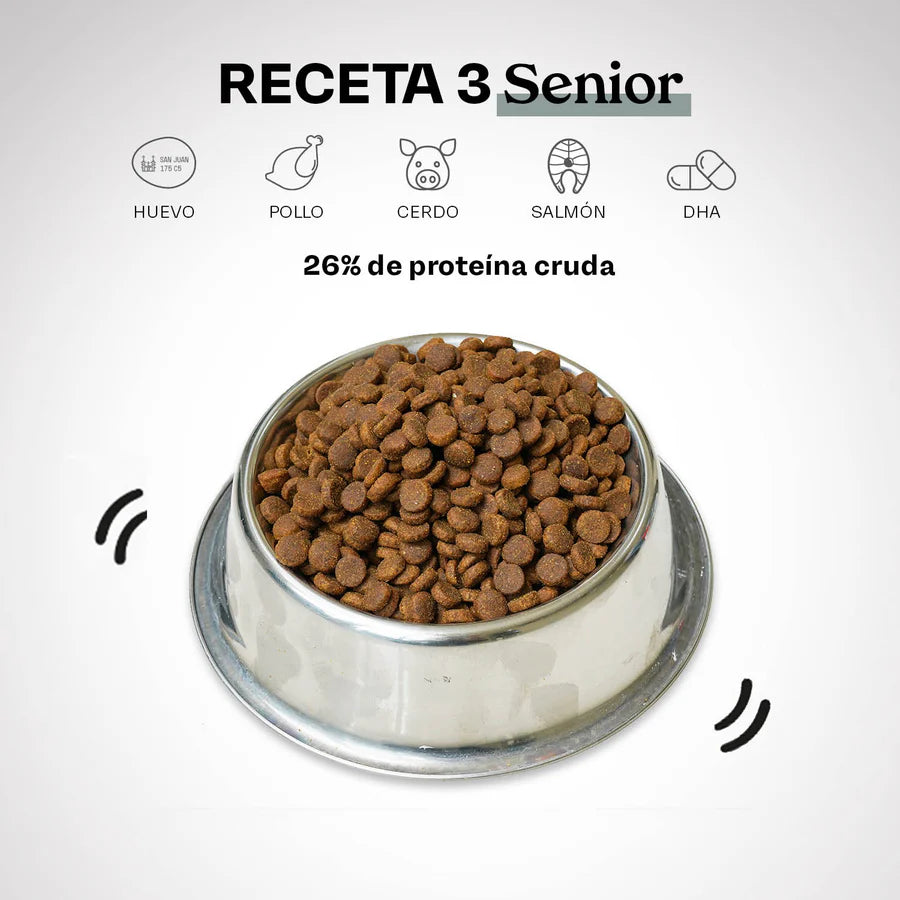Croquetas Maka / Receta 3 / 4 kg / Senior