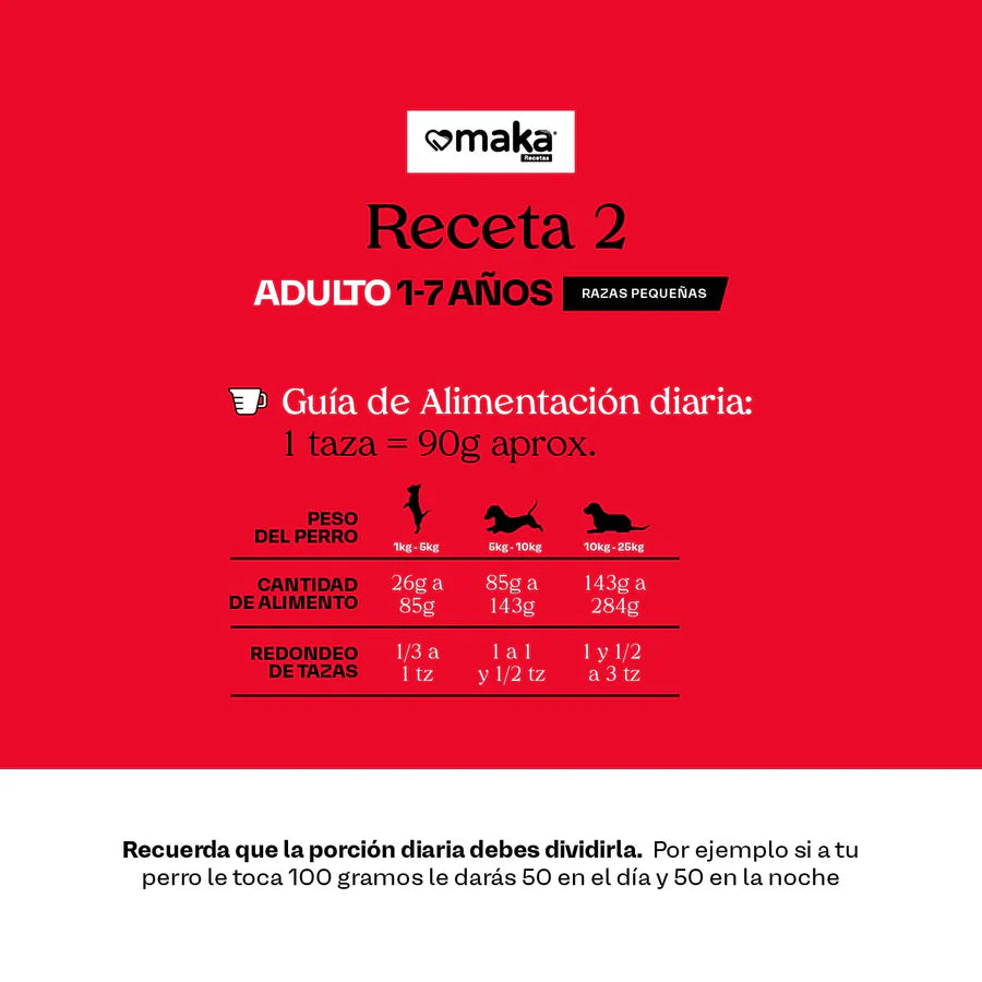 Croquetas Maka / Receta 2 / 4 kg / Adulto Razas pequeñas