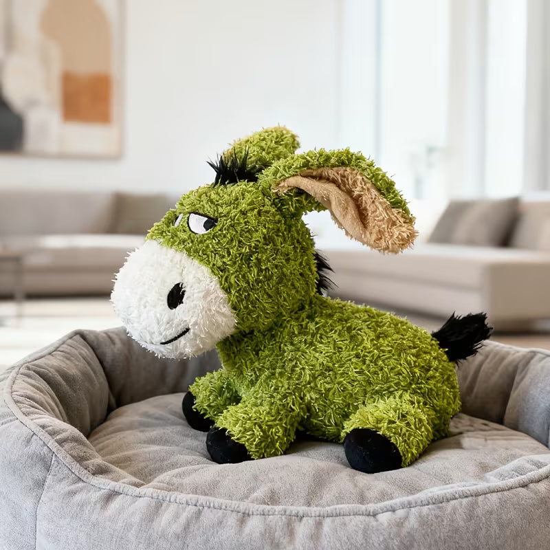 Juguete de peluche para perro / Burrito verde