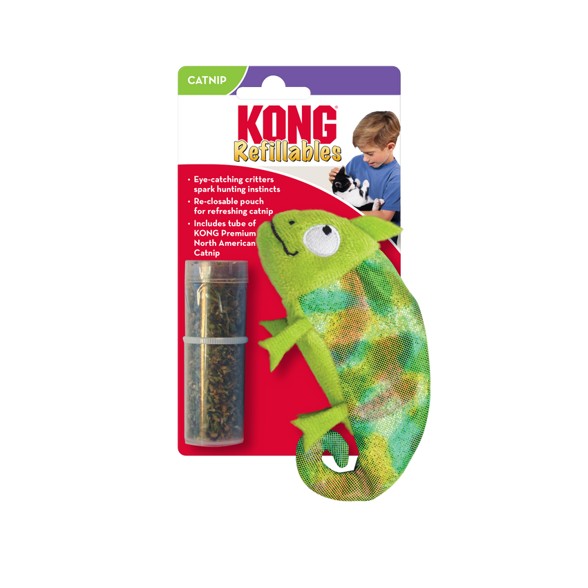 Camaleón Rellenable para Gatos de Kong