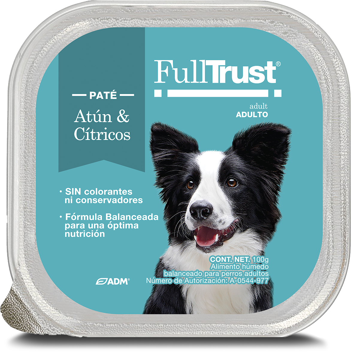 Alimento húmedo para perro / FullTrust / Atún y cítricos / 100 gr