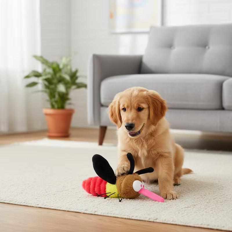 Juguete de Peluche Mosquito para Perro – Pequeño y Mediano