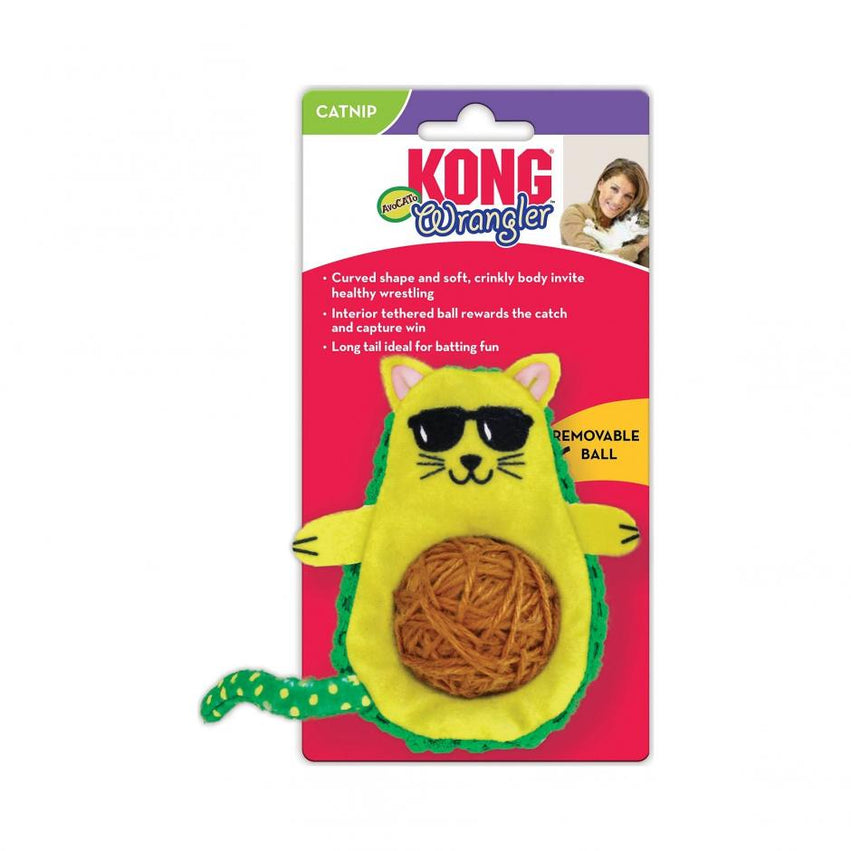 Wrangler Avocato / Aguacate de Juguete para Gatos de Kong