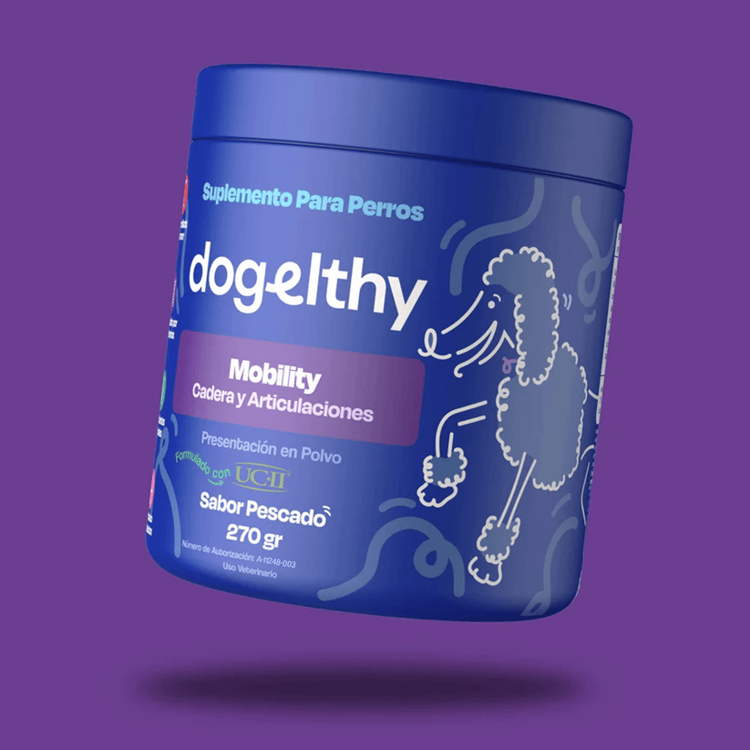 Dogelthy / Mobility / Auxiliar en el Cartílago de las Articulaciones Sabor Pescado de 270g.