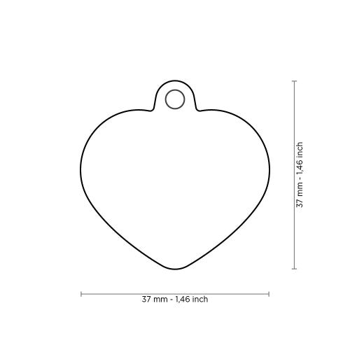 Plaquita de identificación / Hushtag My Family / Circulo con aro de goma negro y latón cromado