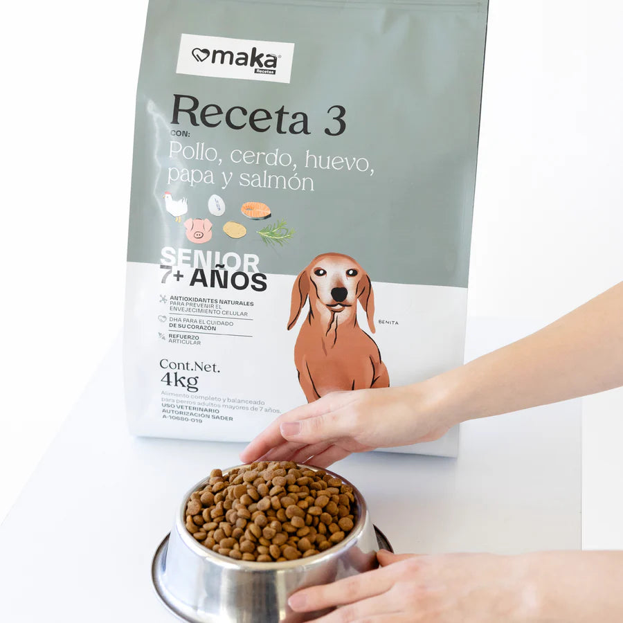 Croquetas Maka / Receta 3 / 4 kg / Senior