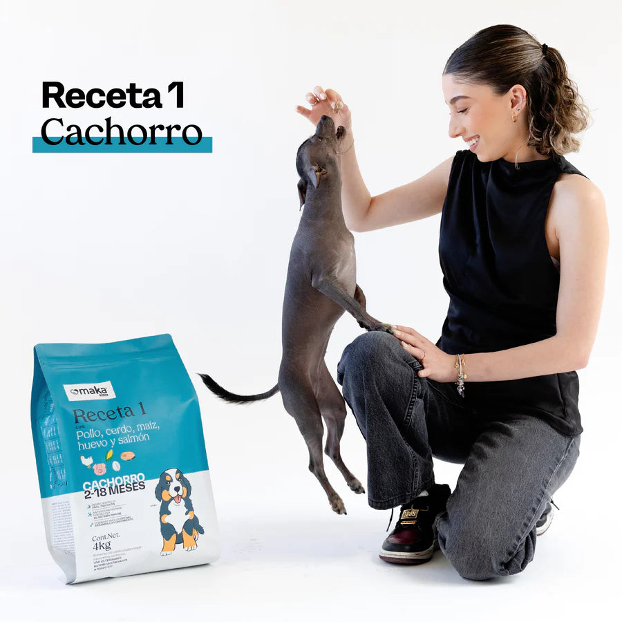 Croquetas Maka / Receta 1 / 4 kg / cachorros de 2 a 18 meses