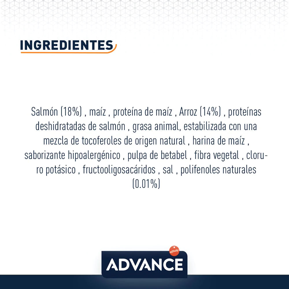 Croquetas para perro / Advance Sensitive Medium / Maxi de Salmón