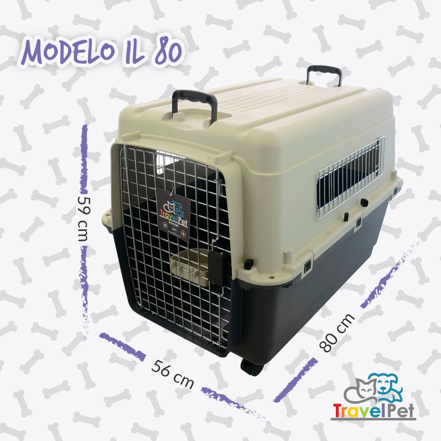 Transportadora Travel Pet IATA para perros hasta 25 kg (4378828013704)