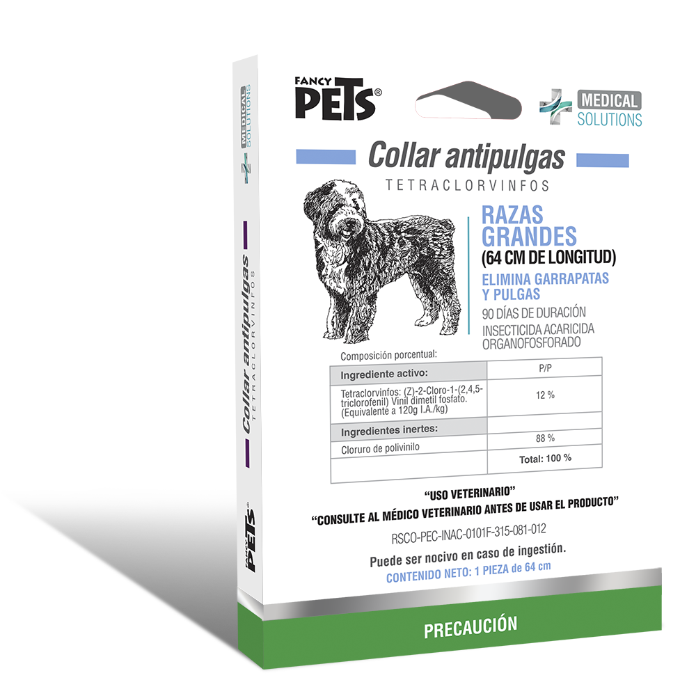 Collar anti-pulgas para perro grande - Medical Solutions