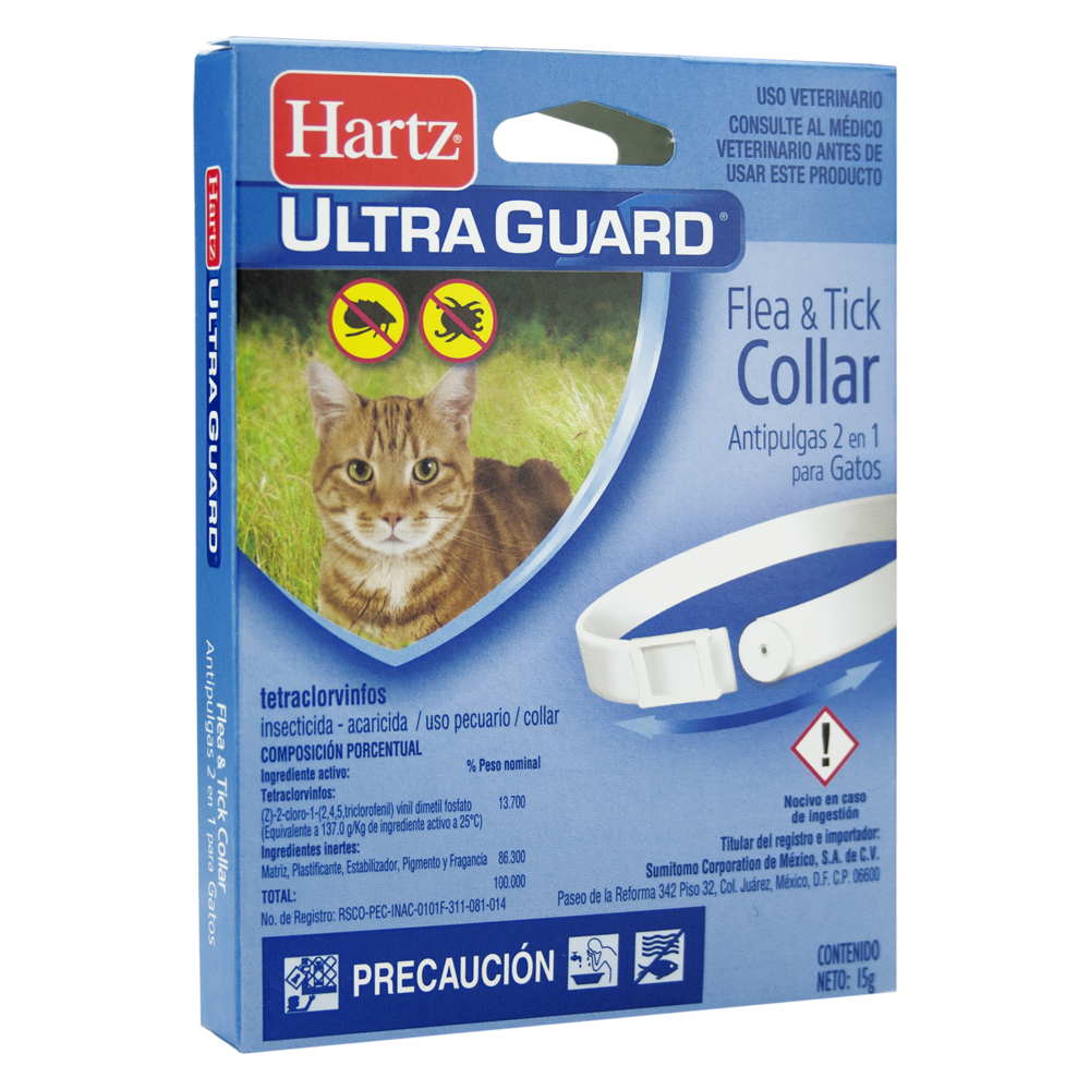 Collar anti-pulgas 2 en 1 para gatos / Hartz UltraGuard Plus