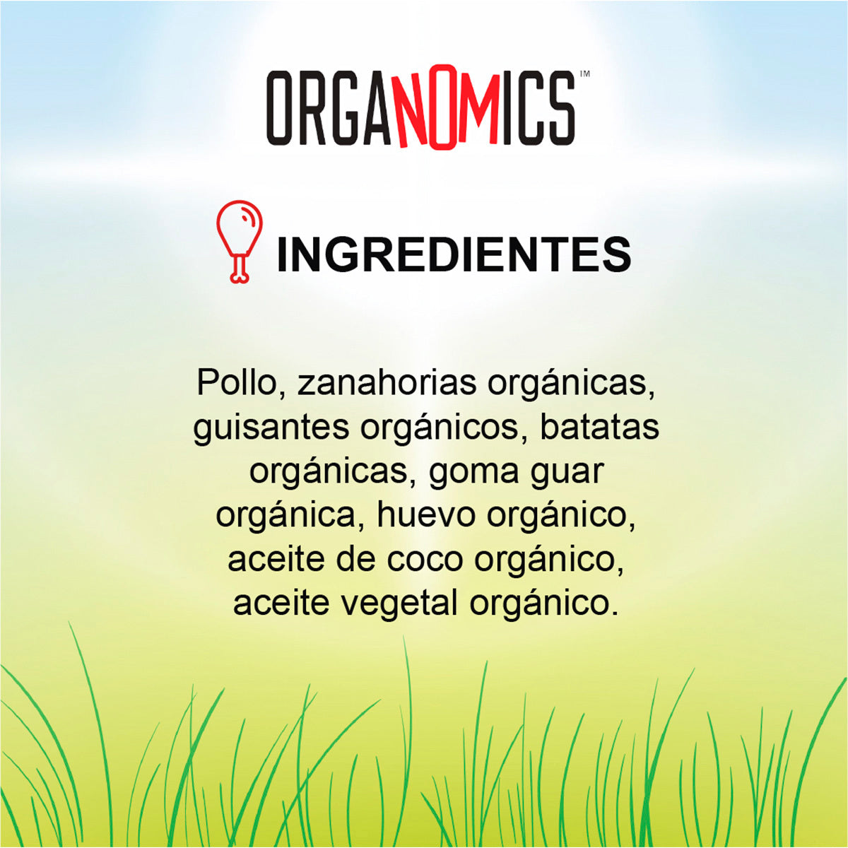 OrgaNOMics / Alimento Húmedo / Ingredientes Orgánicos Gato / Pollo / 156 g