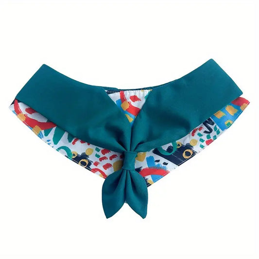 Bandana para perro / Verde malaquita / Chica