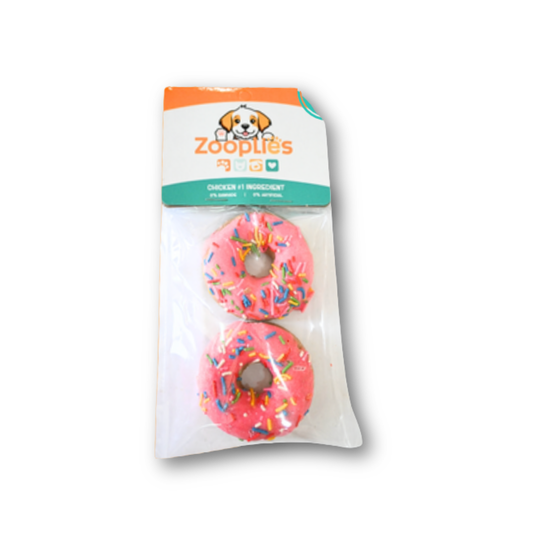 Dona de fresa con chispas 2 pz / Panadería para perros