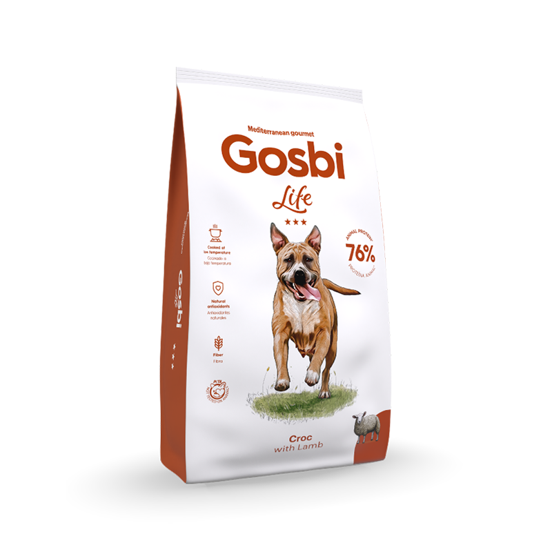 Alimento para perro / Gosbi Life Adulto / Pollo y cordero / 3 kg