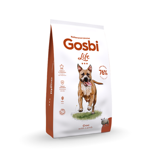 Alimento para perro / Gosbi Life Adulto / Pollo y cordero / 3 kg
