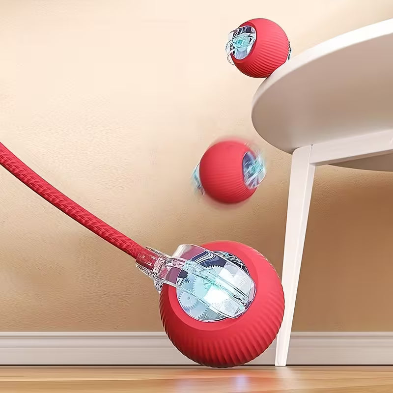 Pelota automatica con cuerda