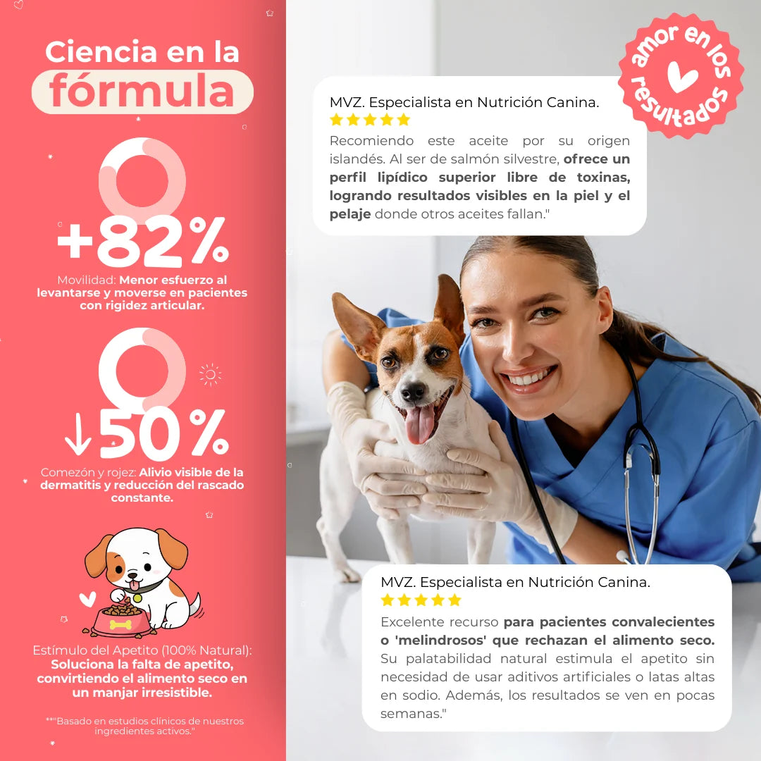 Waggy’s Super Salmon Oil – Aceite de Salmón Silvestre con Omega-3 para Perros y Gatos