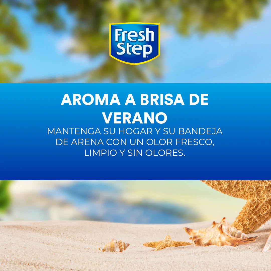 Fresh Step / Perlas desodorantes para arenero / Summer Breeze / 425 gr