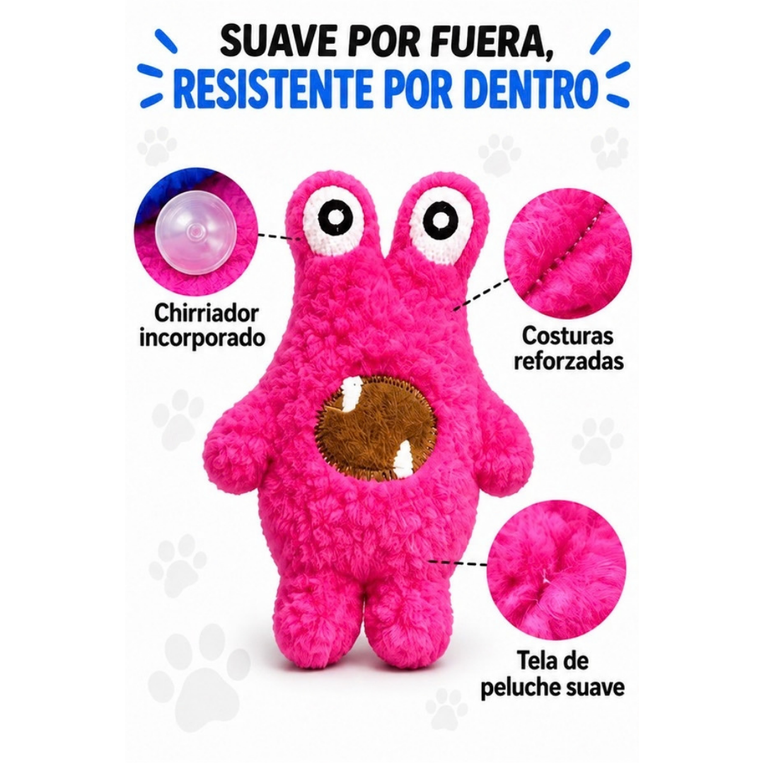 Juguete de Peluche Chirriante para Perro – Suave y Reforzado