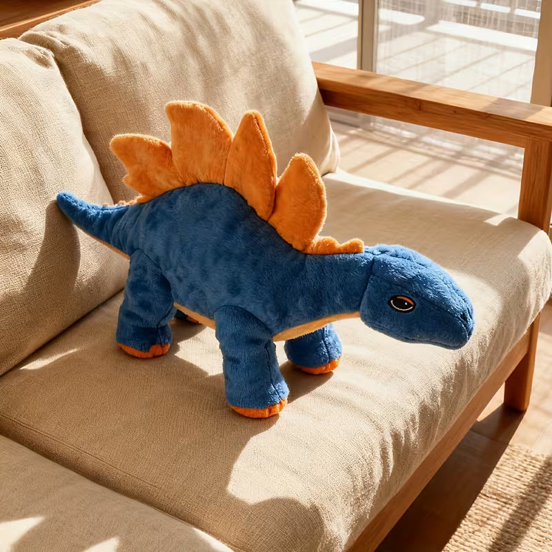 Juguete de peluche para perro / Dinosaurio azul