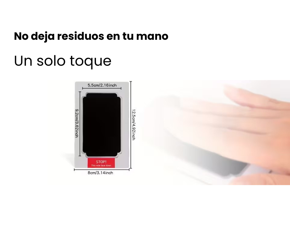 Kit de estampado de patitas / no require tinta / Color dorado 5.5 x 12.5 cm