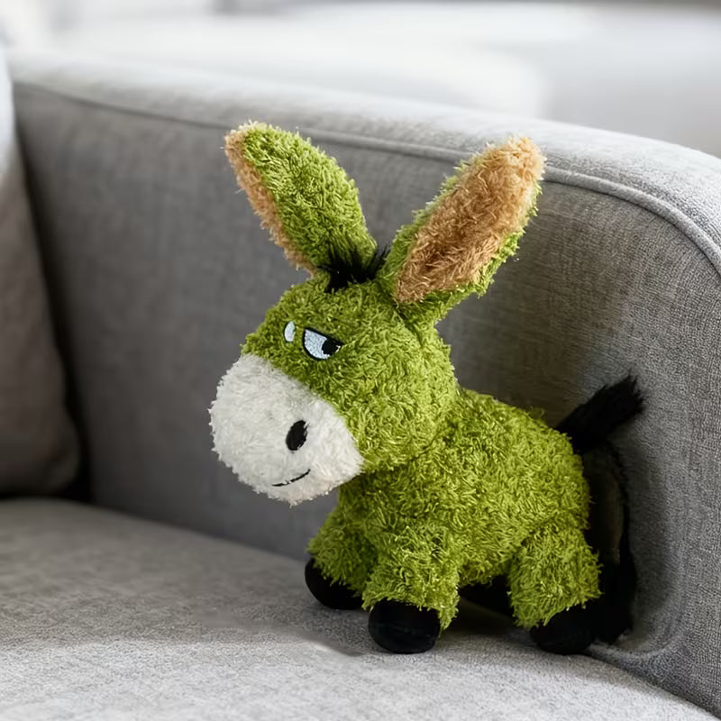 Juguete de peluche para perro / Burrito verde