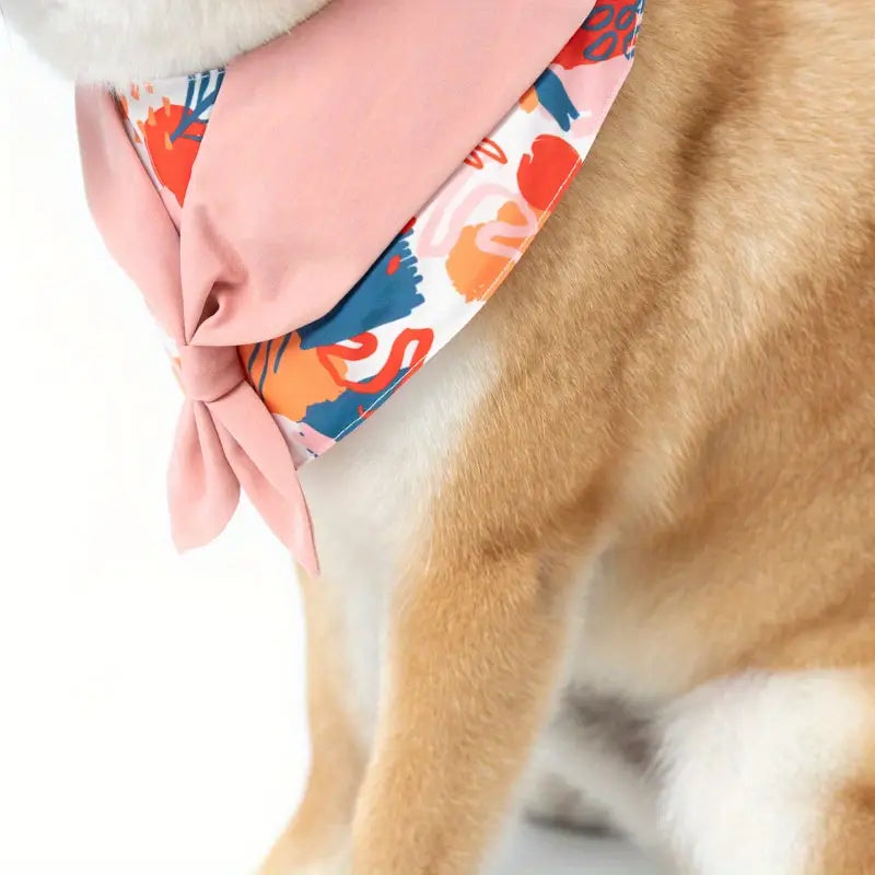 Bandana para perro / Rosa / Mediana