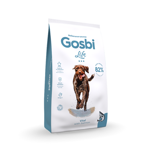 Alimento para perro / Gosbi Life Adulto / Salmón / 3 kg