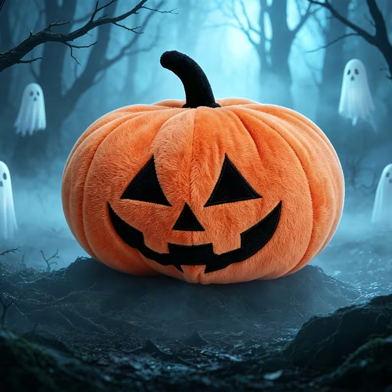 Juguete de Peluche Calabaza de Halloween para Mascota – 28 cm