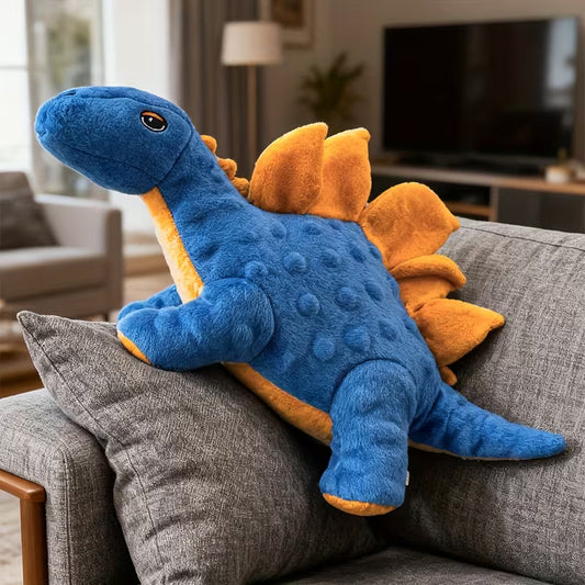Juguete de peluche para perro / Dinosaurio azul