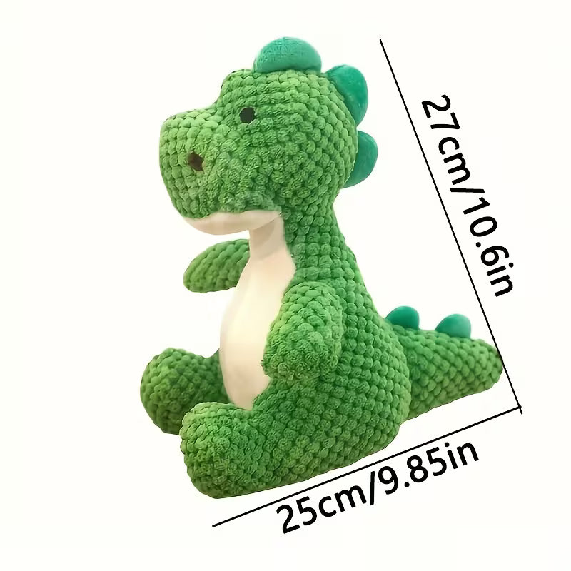 Juguete de peluche para perro / Dinosaurio Rex verde