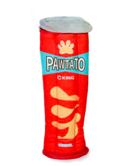 Peluche papitas en tubo con squeaker / Potato Toy