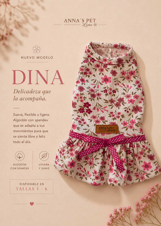 Vestido para perrita Dina Floral | Anna’s Pet Line