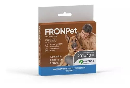 Fronpet / Pipeta antipulgas para perro / 40 kg