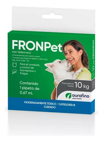 Fronpet / Pipeta antipulgas para perro / 10 kg