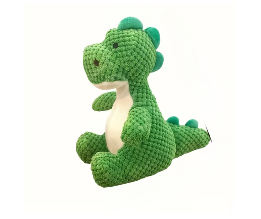 Juguete de peluche para perro / Dinosaurio Rex verde