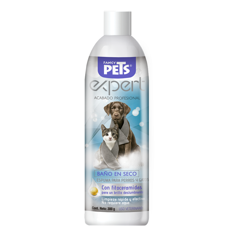 Espuma para baño en seco / Fancy Pets / 300 gr